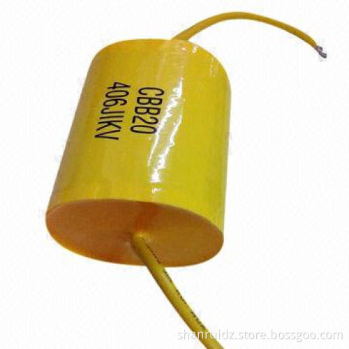 MPT Metalized Polypropylene Axial Film Capacitor for Welder Machine, Good Self-healing